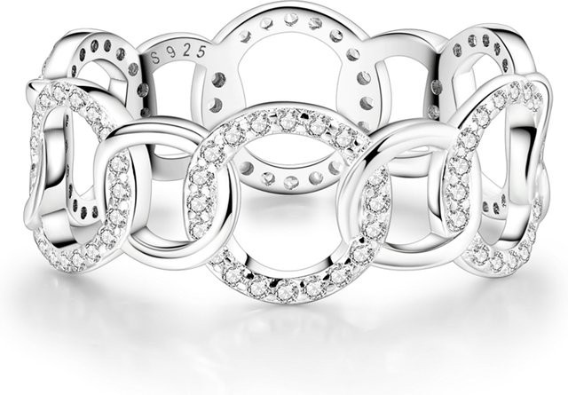 parmuz Ring 925 Silber, Zirkonia, Damen - Bild 1