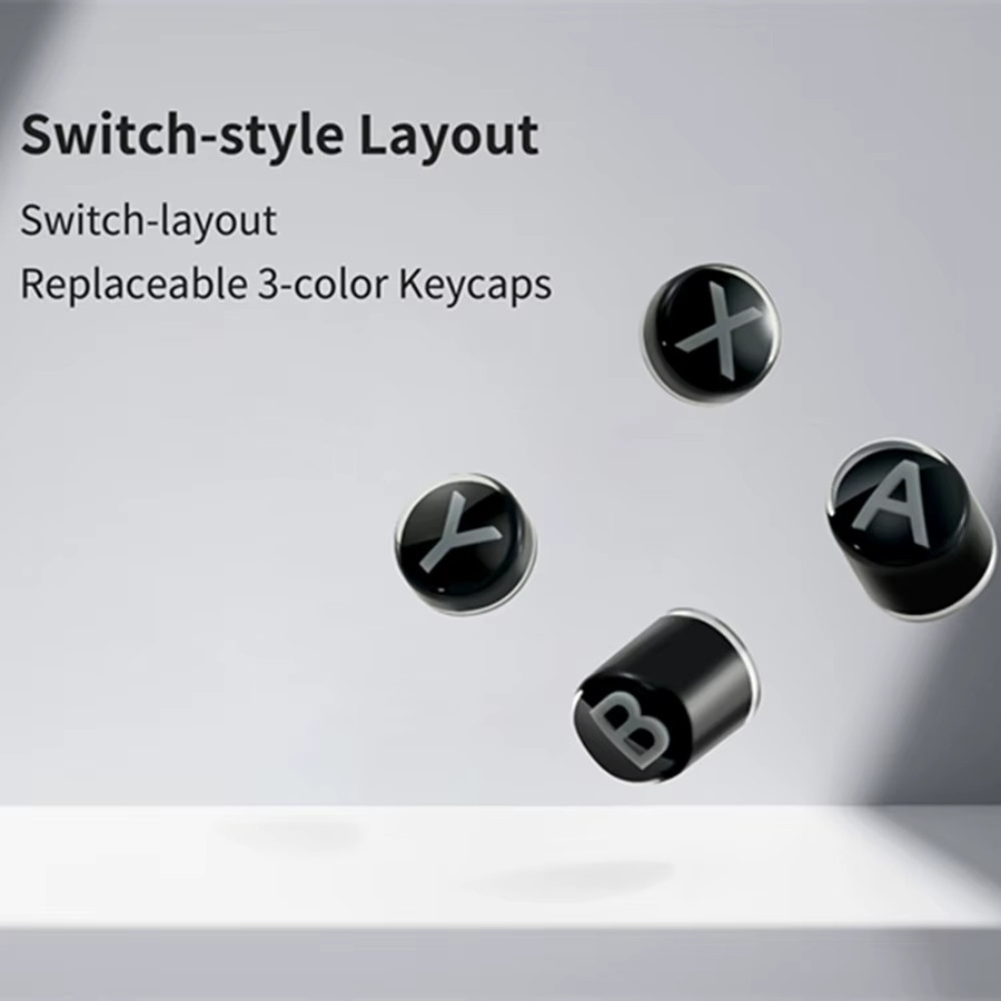 Gulikit NS62 Tastenkappen für Gulikit ES, ES Pro, KK3-Serie und TT-Serie mit B A X Y Tastenplatzierung in Schwarz - Bild 2