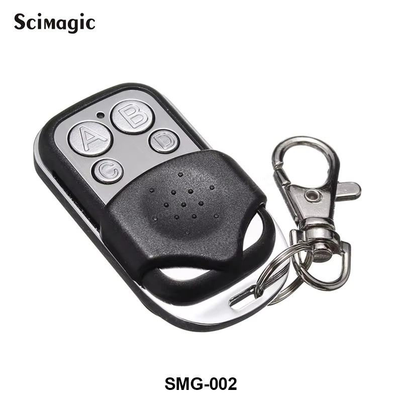 Scimagic-RC Fernbedienung für Garagentore in Schwarz, kompatibel mit Bht4 2211-l Wächter Luchs Stahl Linie 303MHz Rollcode - Bild 2