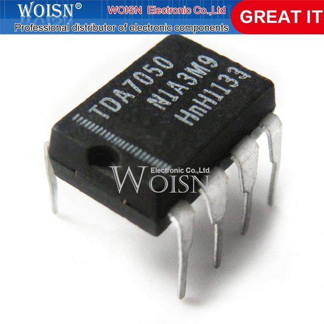 10 Stück Chipsatz TDA7050 DIP-8 in Schwarz - Bild 1