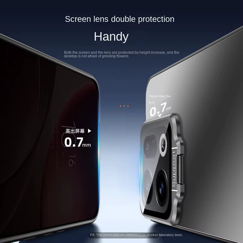 Stoßfeste Flip Metall Kamera-Schutzhülle für OPPO Finden X9 Pro in Grün - Bild 3