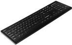 Cherry AK-C8100 Membran-Tastatur USB Schwarz QWERTZ DE wischdesinfizierbar - Bild 1