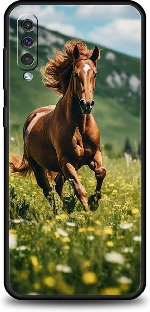 Handyhülle mit Pferde-Motiv für Samsung Galaxy A-Serie in Braun und Multicolour - Bild 1