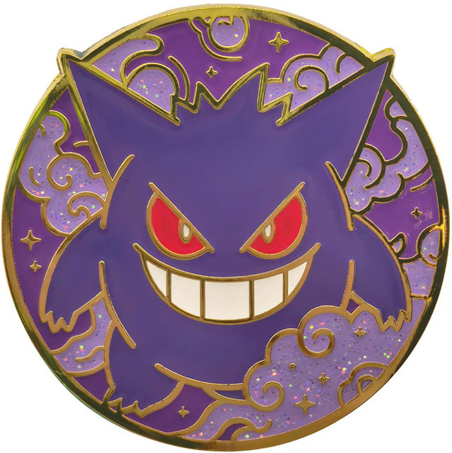 Pokémon Gengar Anstecknadeln, Metall, Lila - Bild 1