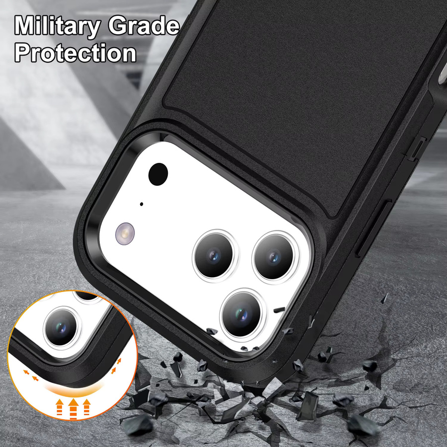 OtterBox Defender Schutzhülle für iPhone, stoßfest und robust, Farben: Rot/Schwarz - Bild 5