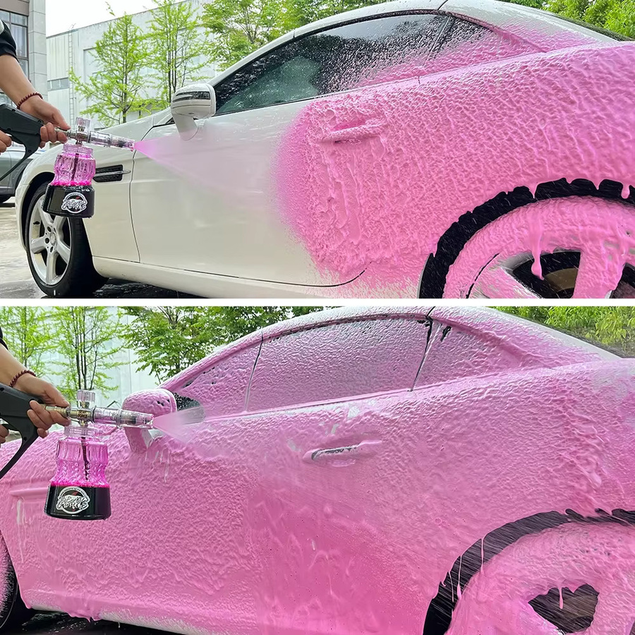 BEAR FORCE Aluminium Schaumlanze und Schaumdüse als Autowaschschaumbereiter für Karcher, Elitech, Bort, AR, Bosch und Michelin Hochdruckreiniger - Bild 4