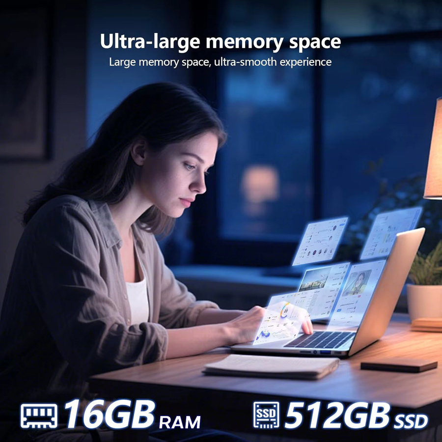 Gaming-Laptop mit Windows 11 Pro, Intel Core i9 10980HK, 16GB RAM, 256GB SSD, Fingerabdruck-Sensor und Hintergrundbeleuchtung, Farbe: Silber - Bild 4