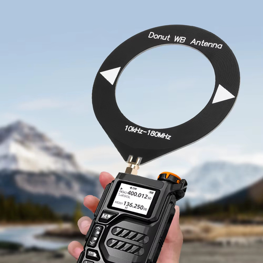 diymore Mini Loop Antennenmodul Donut Antenne für SW, AM, Medium und FM mit Breitbandempfang in Schwarz - Bild 2