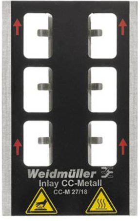 Weidmüller Inlay Schwarz 1341040000 - Bild 1