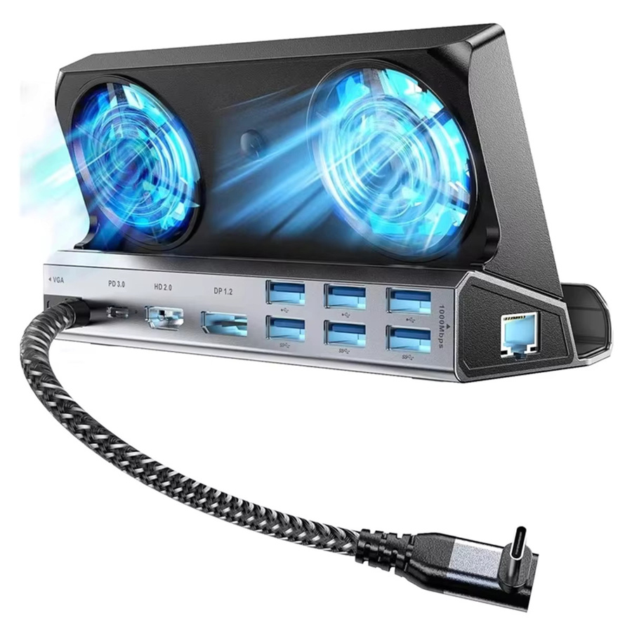 USB-C Dockingstation für Steam Deck, Asus ROG Ally und Nintendo Switch mit 4K60Hz HDTV, RJ45 Ethernet und PD100W Ladung - Bild 4