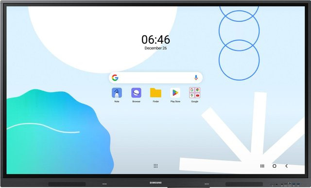 Samsung WA75D Interaktives Whiteboard 75 Zoll 4K UHD Touchscreen Grau mit Wi-Fi, Bluetooth und HDMI - Bild 1