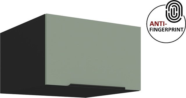 Küchen Aufsatzschrank ARIA in Aquamarin matt mit Anti-Fingerprint-Beschichtung, Breite: 60 cm - Bild 1