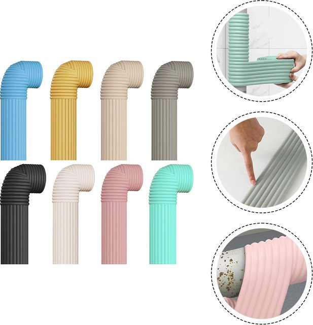 Beige Rohr-Isolierung aus Kunststoff für den Außenbereich als Frostschutz und Anti-Kollisions-Schutz - Bild 1