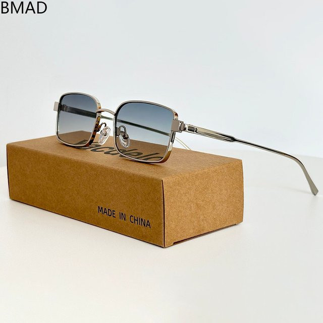 BMAD Sonnenbrille, quadratisch, Vollrand, Metall, Damen - Bild 1