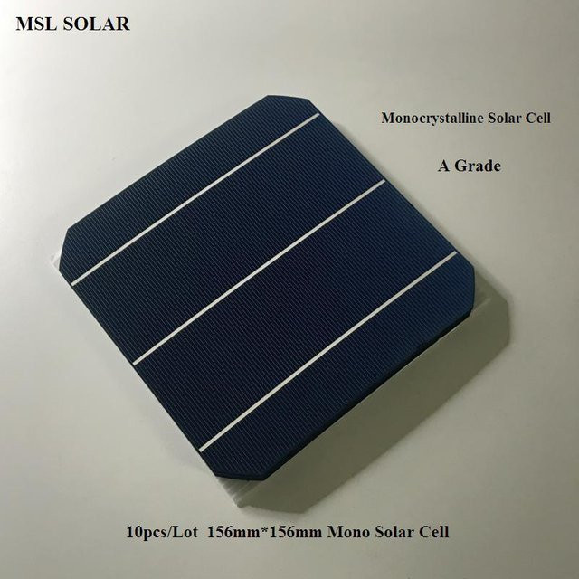 100 Stück monokristalline Solarzellen von ALLMEJORES in Blau, hocheffiziente Güteklasse A für dein DIY-Solarmodul, B/B: 156 x 156 mm, 4,9 W pro Zelle - Bild 1