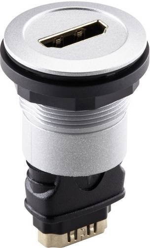 Georg Schlegel HDMI-Buchse RONTRON-R-JUWEL Koppler in Silber - Bild 1