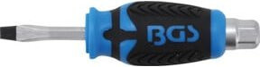 BGS Schraubendreher 7918 mit Außensechskant und Schlitz 6 mm in Blau aus Edelstahl - Bild 1