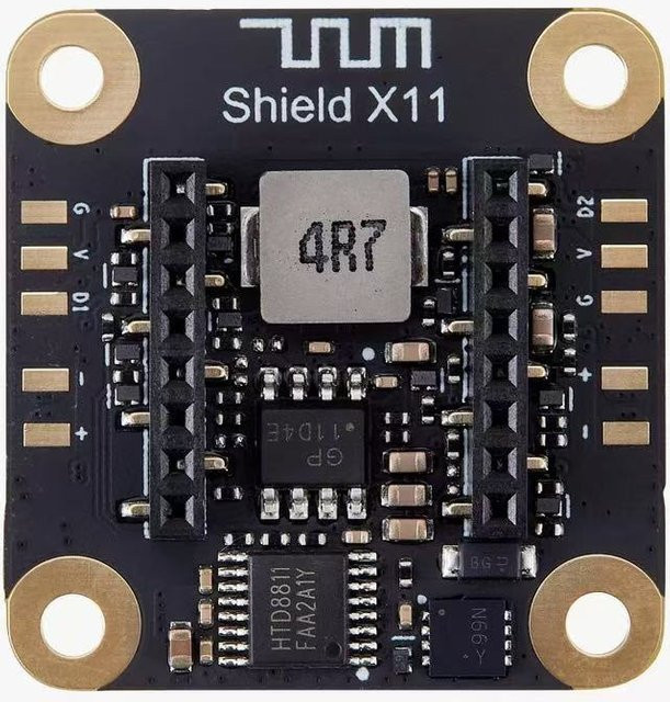 BambuLab CyberBrick Multifunktions-Controller-Kern mit Fernbedienungs-Sender-Shield und Empfänger-Shield in Schwarz für Makerworld Druckmodus - Bild 1