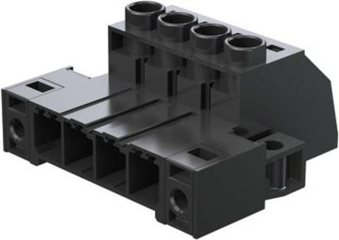 Weidmüller Stiftgehäuse-Platine BU/SU in Schwarz mit 7.62 mm Rastermaß, 100 Stück - Bild 1