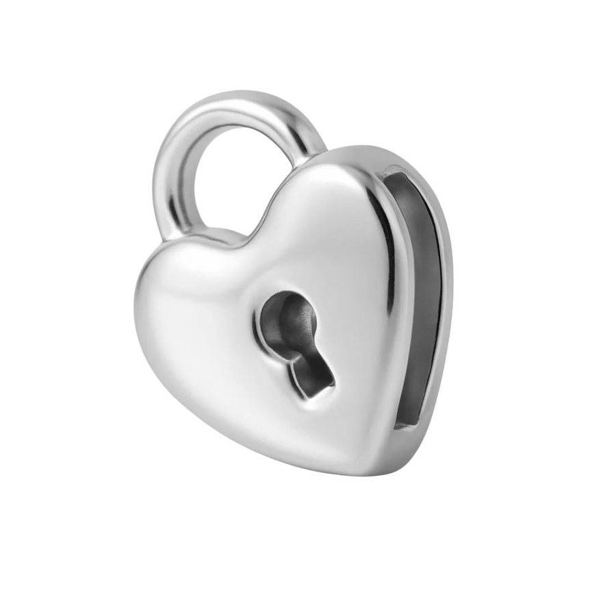 Heideman Charm Schloss, Silber, Unisex - Bild 1