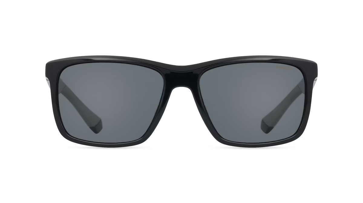 Polaroid PLD 7043/S Sonnenbrille, Vollrand, Quadratisch, Kunststoff, Herren, Schwarz, Grau - Bild 1