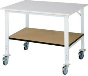Rau Fahrbarer Arbeitstisch Tom KM-01 höhenverstellbar B/T/H: 125 x 100 x 91-123 cm - Bild 1