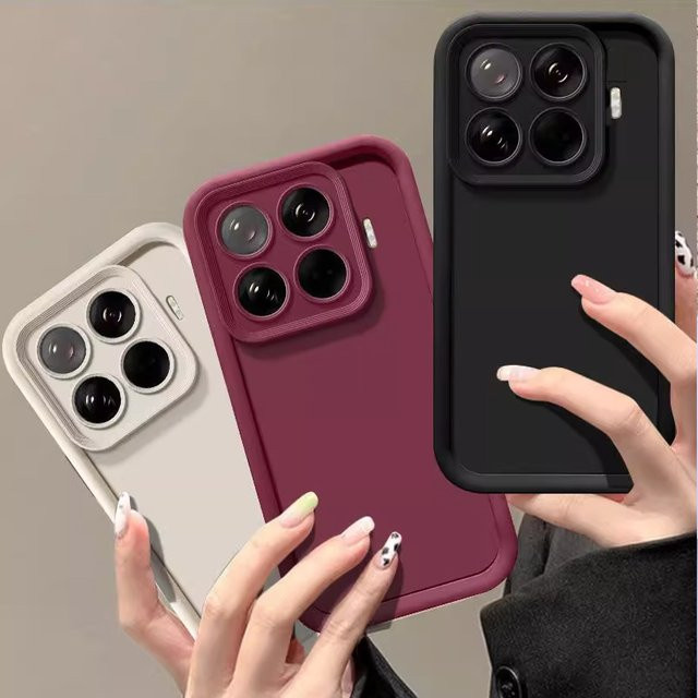 Stoßfeste TPU Handyhülle für Xiaomi 15T Pro, Mi 17T Pro und Xiaomi 17 Max in Schwarz - Bild 1