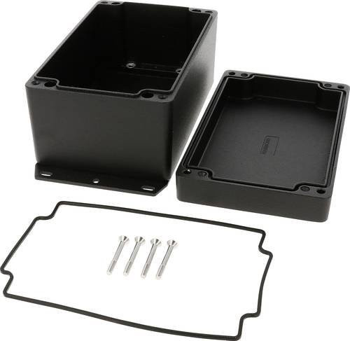Hammond Electronics Universal-Gehäuse 1550Z117FBK aus Aluminium in Schwarz B/T/H: 160 x 100 x 81 mm - Bild 1