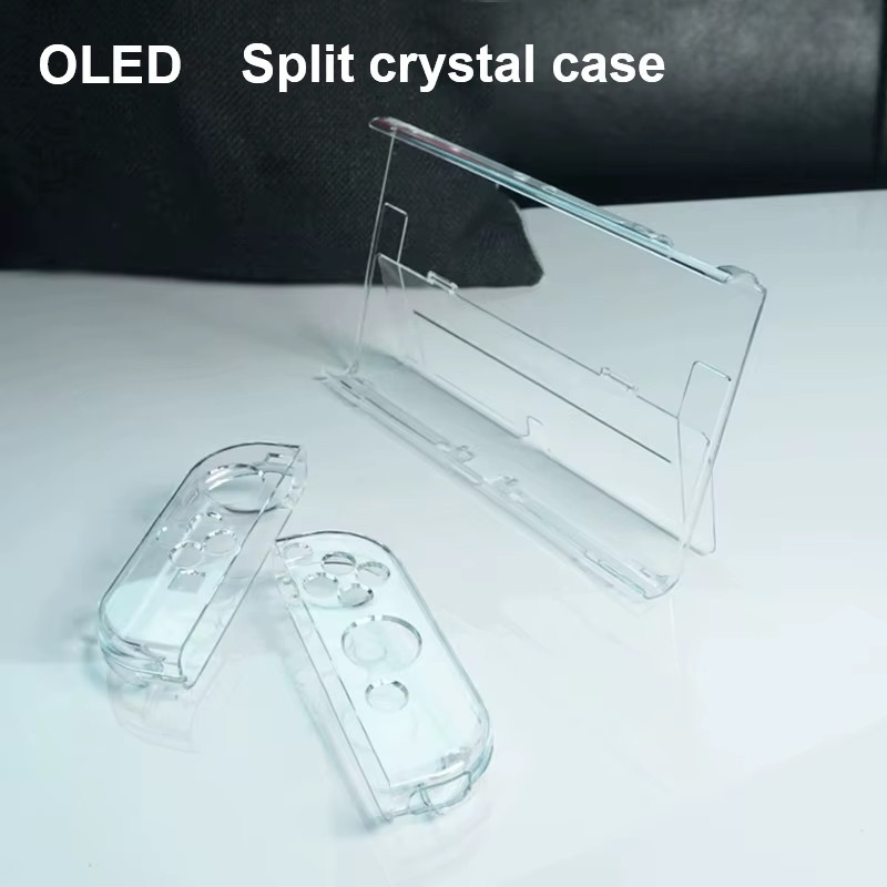 Transparente Kristallhülle im Slim Split Design für Nintendo Switch, Nintendo Switch OLED und Nintendo Switch Lite von PC - Bild 2