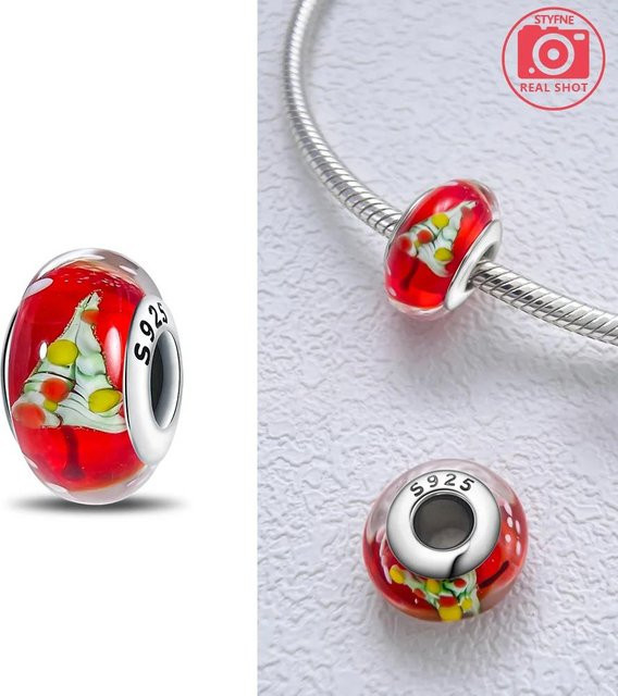 YIRAN Jewelry Kupferarmband Damen, Murano Glas, Schmetterling, Perle - Bild 1