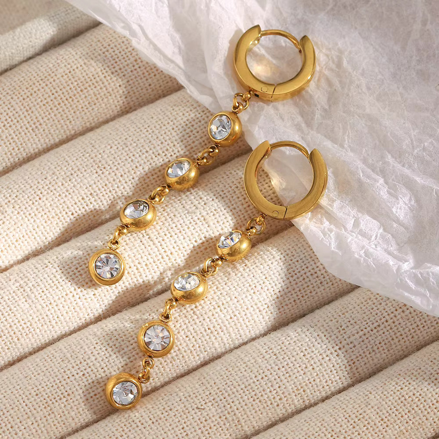 MamacitaSlay Ohrringe, Edelstahl, Zirkonia, Gold, Damen - Bild 2
