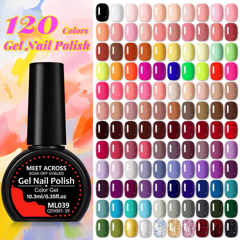 MEET ACROSS Gel-Nagellack, 10,3 ml, HEMA und TPO frei - Bild 6