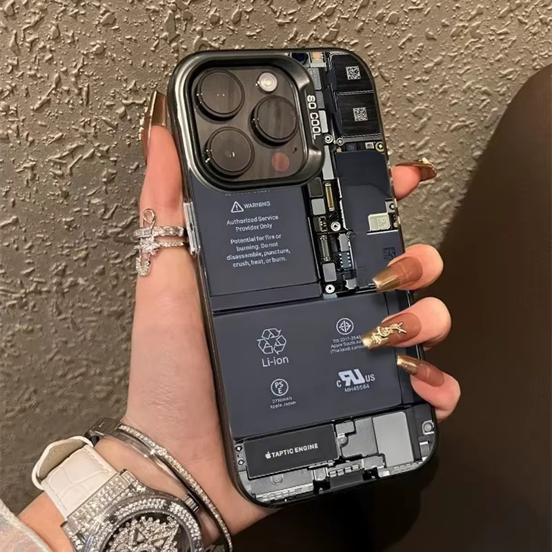 Funda Schutzhülle im Matte Mode für iPhone 17, 16, 15, 14, 13, 12, 11 Pro Max Plus in Weiß - Bild 2