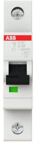 ABB S201-C50 Leitungsschutzschalter 1-polig 50A - Bild 1