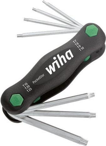 Wiha Innen-TORX Winkelschraubendreher-Set 7-teilig SB363P7 in Schwarz und Grün - Bild 1