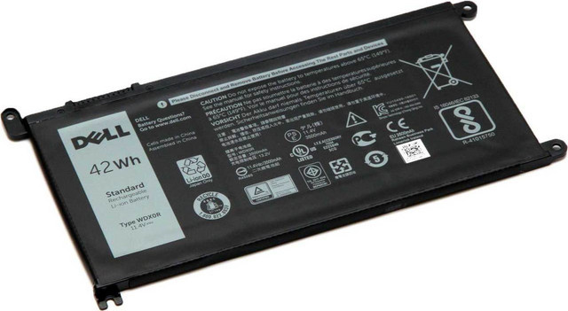 Dell Laptop-Batterie Lithium-Ionen 3 Zellen 42 Wh Schwarz für Inspiron 13 5378, 13 73XX, 15 55XX, 15 75XX, Latitude 13 3379 und Vostro 15 5568 - Bild 1