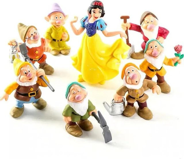 Disney Prinzessin Schneewittchen und die sieben Zwerge Figuren, 8-teiliges Set, ab 14 Jahren - Bild 1