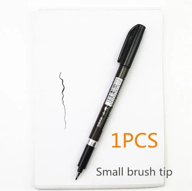 MTMA Multifunktions-Pinselmarker Kalligraphiestift in Weiß für Schüler und zum Zeichnen von Spuren - Bild 1