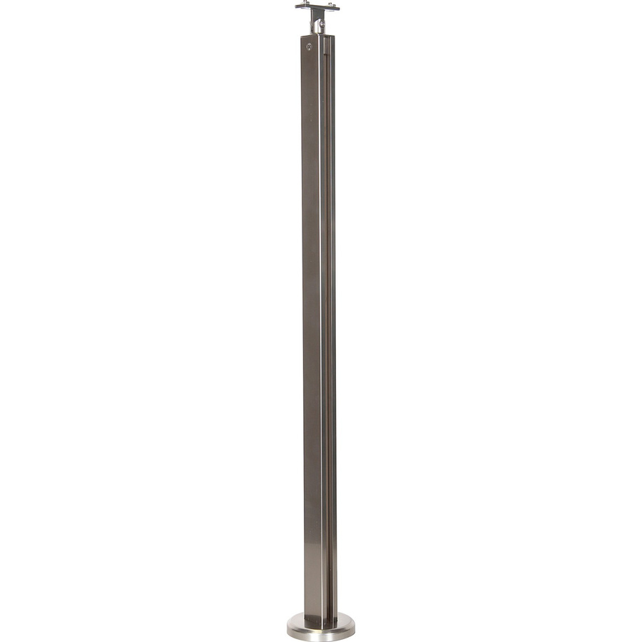 Dieda Geländerstütze aus Aluminium in Silber, Montage von oben, Höhe: 94 cm, Breite: 60 cm, Tiefe: 60 cm - Bild 2