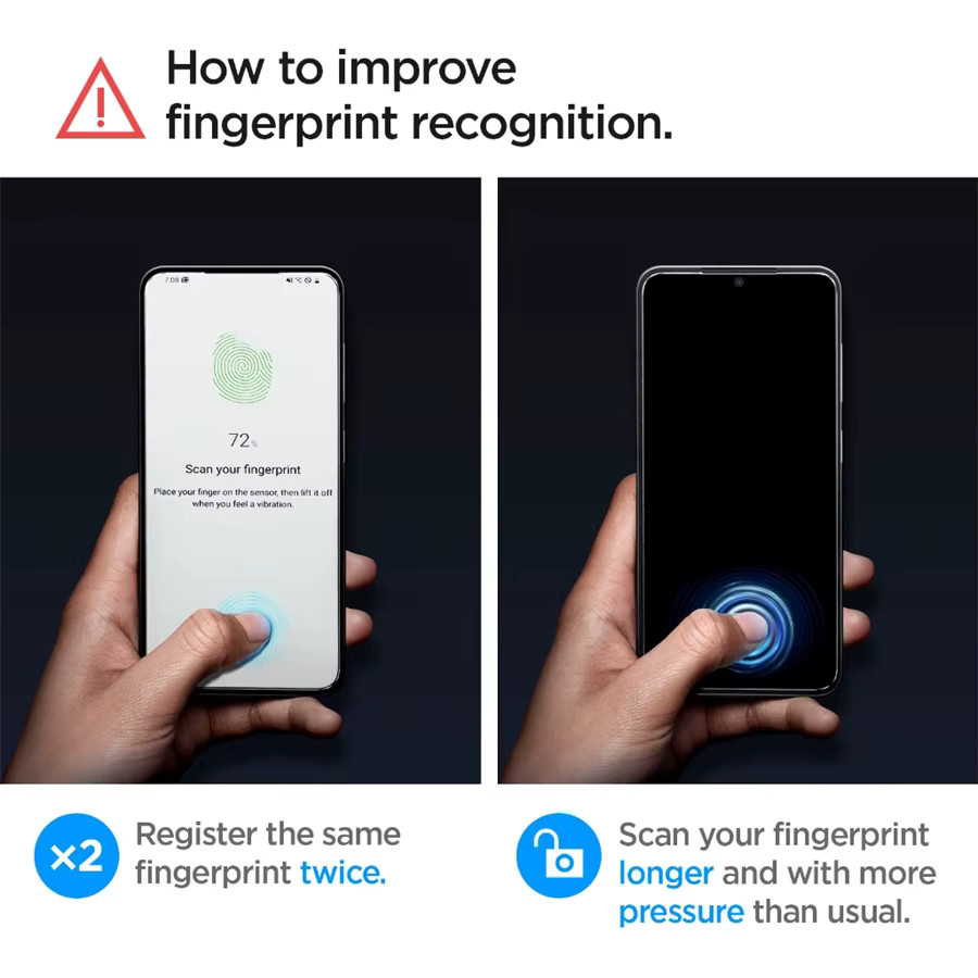 2/4er Set Gehärtetes Glas Screen Protector für Xiaomi Mi 14T, Mi 15T und Mi 17 Pro Max, Transparent, Ultraschall Fingerabdruck Entsperrung kompatibel - Bild 2