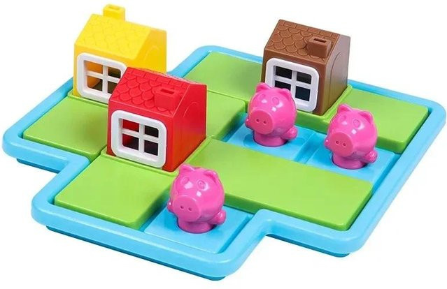 Binchi Outdoor Equipment Drei kleine Schweinchen Smart Versteckspiel, Brettspiel, ab 4 Jahren - Bild 1