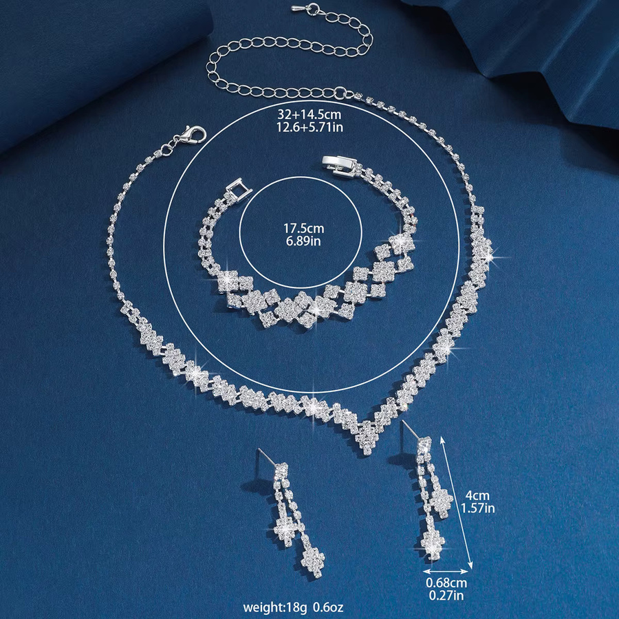 Schmuckset Damen, Silber, ohne Stein - Bild 2