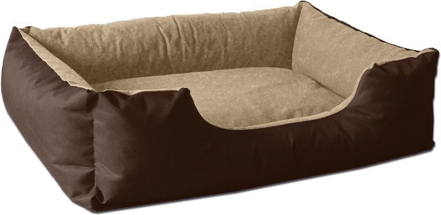 BedDog Hundebett LUPI Hundesofa in Braun mit waschbarem Bezug aus Mikrofaser - Bild 1