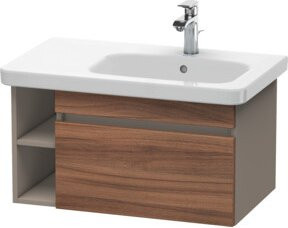 Duravit Waschtischunterschrank DuraStyle in Nussbaum natur/braun mit 1 Auszug, Breite: 73 cm, Tiefe: 44,8 cm - Bild 1