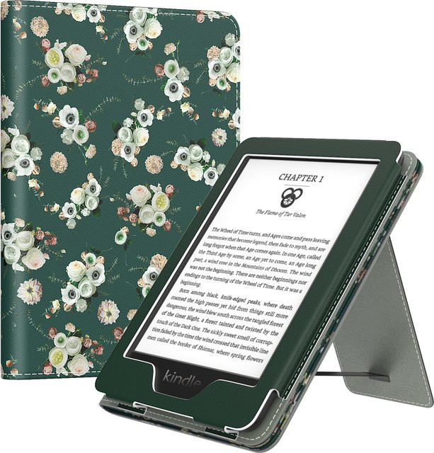 MoKo Schutzhülle für Kindle 6 Zoll (14. Generation 2024/2022 und 10./8. Generation 2019/2016), ultraleichte PU-Hülle - Bild 1