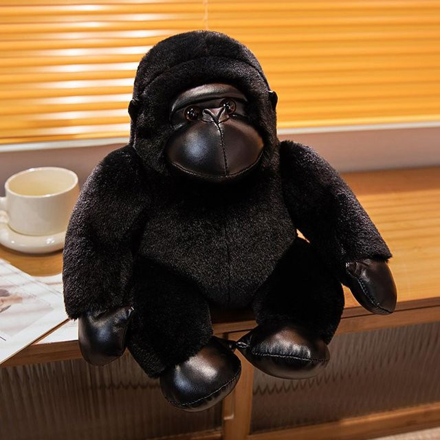 Kidsly Gorilla Plüschtier, Orang-Utan Plüschpuppe, Schwarz, 65cm - Bild 1