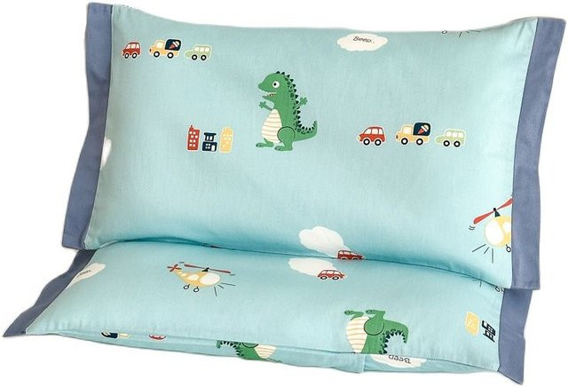Kissenbezug aus langstapeliger Baumwolle mit Cartoon-Tierprint, Typ A, Mehrfarbig, B/T: 60 x 40 cm - Bild 1