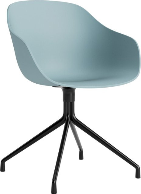 HAY About A Chair AAC 220 mit Armlehnen in Blau aus Aluminium - Bild 1
