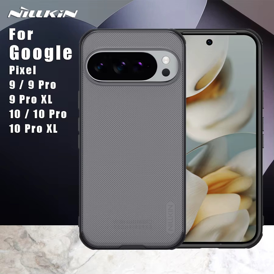 Nillkin Frosted Pro Schutzhülle für Google Pixel 10 Pro XL, 10 Pro, 10, 9 Pro XL, 9 Pro, 9 in Schwarz mit 360 Vollmatte Rückseite und Soft Frame Protection - Bild 2