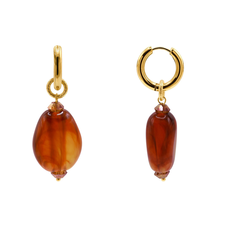 Heideman Ohrringe, Gold, Crystal Gold Shadow, Damen - Bild 1